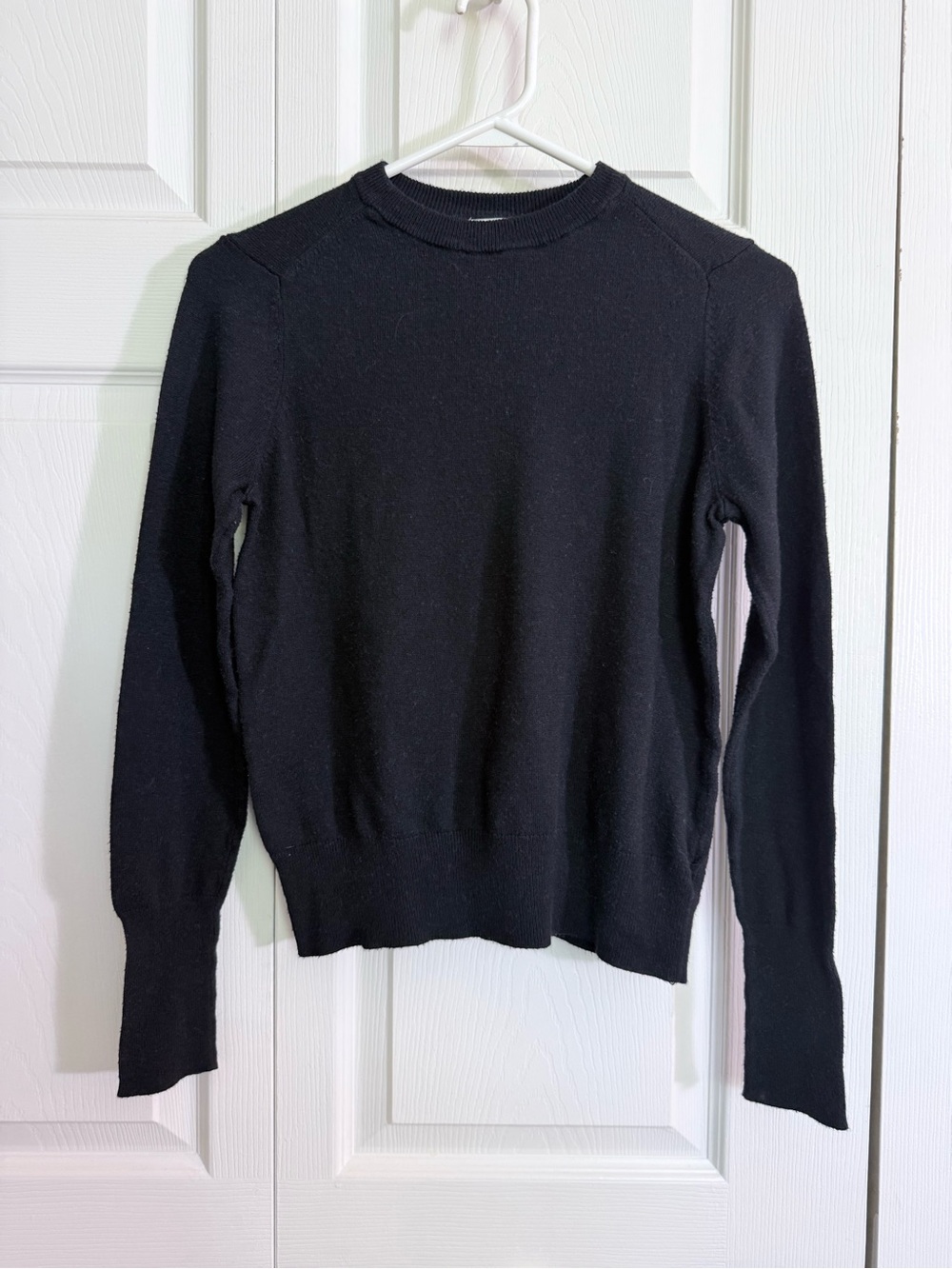 a new day Black Crewneck Sweater